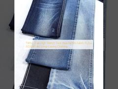 TWILL Stijl Hoge Stretch Donkerblauwe Denim Stof 11.2oz JSD3039 voor Duurzame Kleding