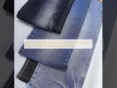 168-170 cm Breedte Hoge Stretch Donkerblauw Denim Stof 8.7oz JSD3208 Dikte Gemiddeld Gewicht