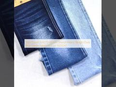 Garens 7x10/70 Geweven Stretch Zwaar Gewicht Donkerblauw Denim Stof 12,5 oz JSD3242
