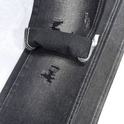 kopen Stijf Zwart 60% Katoen Polyester Denim Stof 25% Polyester 15% Rayon 12.5oz online manufacture