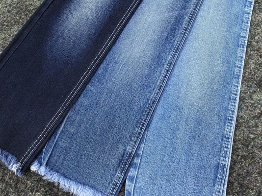 kopen 160cm Supper Donkerblauwe Ring Gesponseld Cotton Denim Stof 95% Cotton 4% Polyester 1% Spandex online manufacture