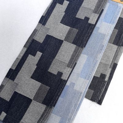 kopen Onregelmatige checker Jacquard Geprinte stof Niet-elastisch Denim voor kinderen Jean rok online manufacture