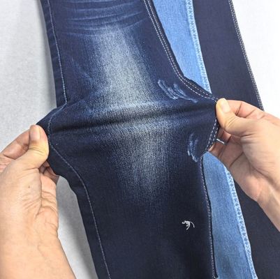 kopen Jonge dames Donkerblauw High Stretch Satin Lichte Denim Stof 9OZ online manufacture