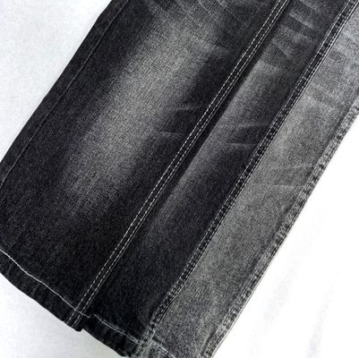 kopen 11.3oz Zwarte katoen spandex denim stof voor man jeans 160cm online manufacture