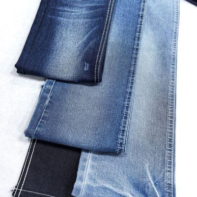 kopen High stretch zwaargewicht donkerblauw denim stof 11.2oz online manufacture