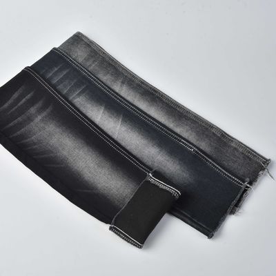 kopen Woven katoen polyester spandex stretch denim weefsel QY014 12,4 oz online manufacture