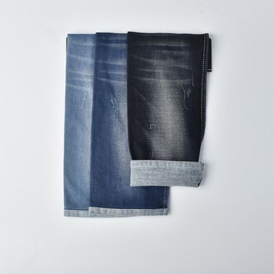 kopen Krimpvast katoen polyester spandex stretch denim stof QY024-1 11,3 oz online manufacture