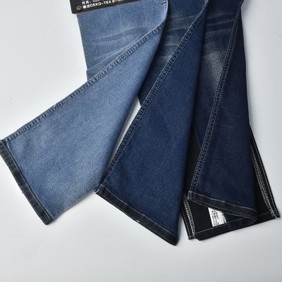 kopen Geweven 8,6 oz katoen polyester spandex denim strek denim materiaal donkerblauw online manufacture