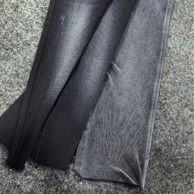 kopen Geweven katoenen polyester spandex zwart/zwart denimstof JSD3078A 10 oz online manufacture