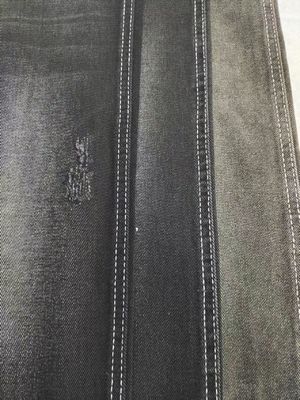 kopen Katoen Polyester Rayon ZWART/ZWART Denim Stof met 10x10 Constructie JSD3086A 9.6oz online manufacture