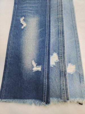 kopen Superzachte, zware katoen-polyester DONKER INDIGO denim stof met 7*7 constructie JSD3172 12.8oz online manufacture