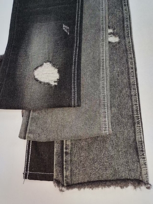 kopen 62% Katoen niet-elastisch denimstof ZWART/WIT met 10x7 constructie voor jeans online manufacture