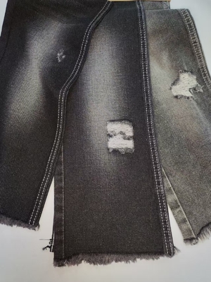 kopen Niet-elastische katoen polyester denim stof 68% KATOEN TWILL Stijl ZWART/ZWART Voor Dames Jeans online manufacture