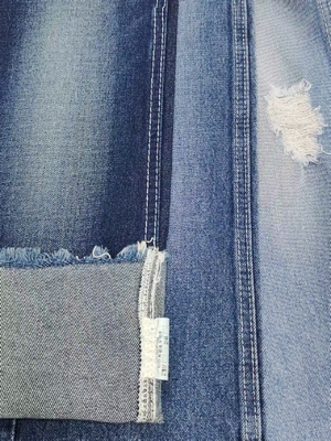 kopen 73% katoen DARK INDIGO non-stretch denim Stof TWILL stijl JSD3135R voor dames jeans kleding Wholesale denim online manufacture