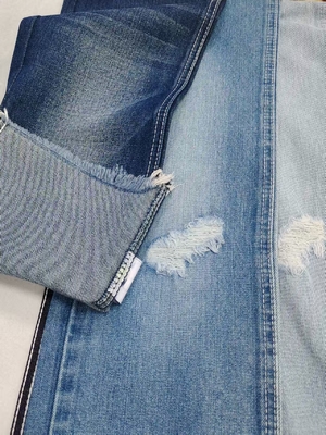 kopen 10.9 oz katoen polyester rayon denim stof donker INDIGO JSD3337-1 voor dames jeans of vriendjes broek online manufacture