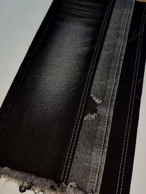 kopen Winter Super-zachte katoen polyester denim stof zwart/zwart 14,2 oz voor jeans online manufacture