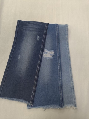kopen 80% Katoen Geen elastisch Katoen Polyester Viscose DONKER INDIGO 180cm Denim stof 10*7 JSD3198-1 online manufacture
