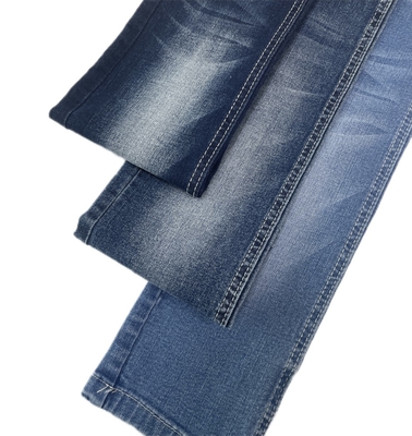 kopen Verticale bamboe garen rek polyester rayon 65% katoen Denim stof JSD3056 voor Casual kleding jeans online manufacture