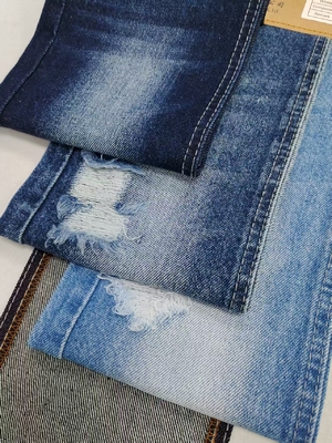 kopen LAGE krimp 80% katoen TWILL-stijl denim stof Bulk Geverfd DONKER INDIGO JSD3396 voor dames jeans of jongensbroeken online manufacture