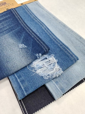 kopen 11.2oz zwaargewicht katoen polyester denim stof voor jeans online manufacture