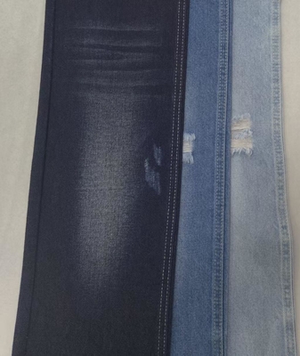 kopen 85% Katoen Geen elastisch Katoen Polyester DONKER INDIGO 170cm Denim stof 8x7 JSD3258 online manufacture