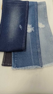 kopen 12.9oz katoen polyester rayon donker indigo denim stof JSD3270 online manufacture