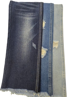 kopen Hoge kwaliteit 90% katoen Geen stretch Katoen Polyester Rayon DONKER INDIGO 7*7 Denim stof JSD3359 voor mode jeans online manufacture