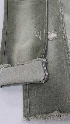 kopen 10.6oz GROEN 10x7 met volledige breedte 180cm Linker keperstof Geen stretch Denim stof JSD3023AG voor mode jeans online manufacture