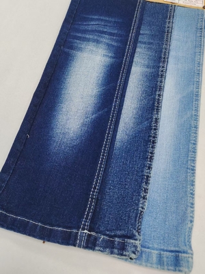 kopen 75% katoen verticaal bamboe garen strek 9,1 oz denim stof 10S voor dame jeans online manufacture
