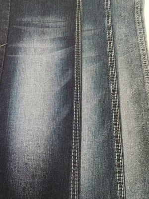 kopen 9oz Blauw Grijzige 75% Katoen Verticale Bamboe Garens Denim Stof 10S Voor Jeans online manufacture