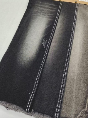 kopen Twill high spandex zwart/zwart denimstof met 12*21/70 constructie voor jeans online manufacture