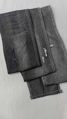 kopen OE plain weefsel 6.8oz ZWART/WIT met volledige breedte 180cm Geen strek Elastische Denim stof JSD3099B voor groothandel online manufacture