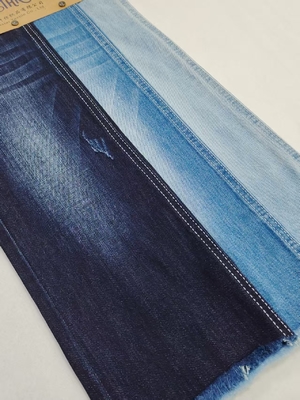 kopen Kreukvrije Siro Yarn Cross Slub 85% Katoen Denim Stof Voor Jeans Of Jasjas online manufacture