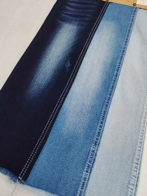 kopen Dual-Core Siro Yarn Cross Slub  85%Cotton Stretch Denim Fabric 12S For Jeans Or Coat online manufacture
