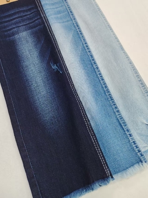 kopen Fabrieksverkoop Zwakke spandex Siro Garne Cross Slub 8oz Denim Stof 12+12*21/40 Constructie JSD3299 Voor jeans of denim jas online manufacture
