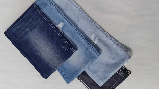 kopen Twill-stijl Siro lichtgewicht 6,1 oz DARK INDIGO met volledige breedte 180cm Geen elastisch denimstof JSD3305 voor groothandel online manufacture