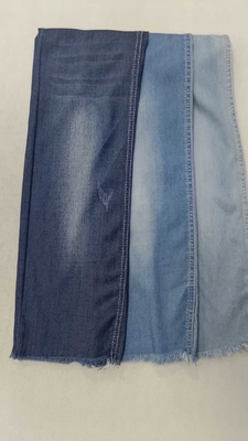kopen 71% Lycell 5.8oz Donker indigo met volledige breedte 69/71 constructie 21+SB21*T400 keper denim stof JSD2037 voor groothandel online manufacture