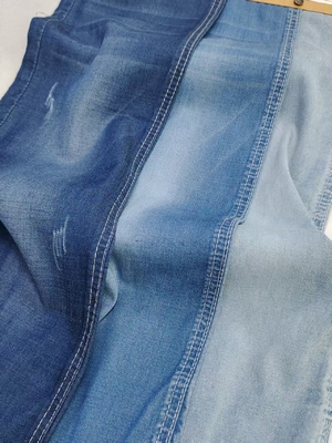 kopen 65% Tencel zwak rek Twill Style 4.7oz lichtgewicht denim stof JSD2020-LZ voor zomer kinderen jeans of t-shirt online manufacture