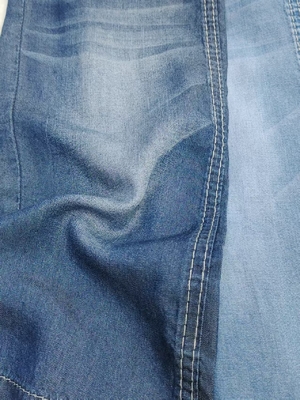 kopen 100% Tencel 4.5 oz lichtgewicht zomer jeans of T-shirt Denim stof elastisch gratis 180cm volle breedte JSD2031 online manufacture