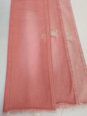 kopen Factory Sales Woven Pink Color Left Twill Style 10.6oz Denim Fabric With 10*7 Construction  JSD3023P For Jeans online manufacture