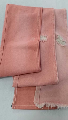 kopen 10.6oz Roze Linkse keper met volledige breedte van 180cm constructie 10*7 Denim stof JSD3023P voor jeans online manufacture
