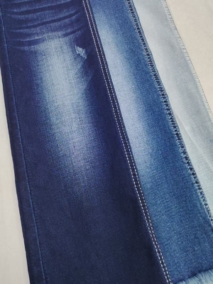kopen Siro Twill Style 8.8oz High Stretch Denim Fabric Dark Indigo 70%Cotton For Lady Jeans online manufacture