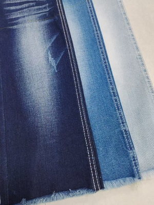 kopen Donker indigo 70% katoen strek denim stof 10oz 170-172cm voor damesjeans online manufacture