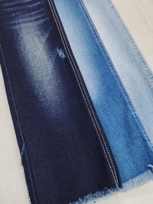 kopen 10.7oz Dark Indigo Stretch Denim Stof 3/1 Right Twill 8S Voor vriendje jeans online manufacture