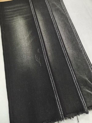 kopen Zwart Zijde 3/1 Recht Twill Donker Indigo Hoge Stretch 8S Denim Stof 11.5oz Voor Jeans online manufacture