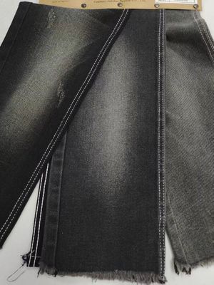 kopen 11.2oz 60%Cotton Denim Fabric 7S BLACK/BLACK For Youth Denim Pants online manufacture