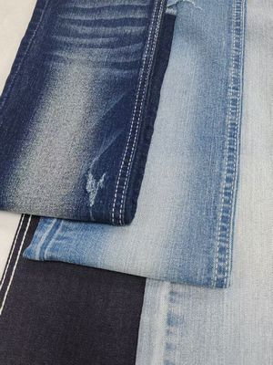 kopen 12S Denim Fabric 8.5oz Right Twill Woven Low Shrinkage For Ladies Jeans online manufacture