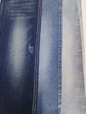 kopen High Stretch Dark Indigo Denim Fabric 12S 9.3oz For Woman Jeans online manufacture