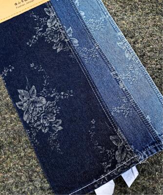 kopen Unique Rose Design For Lady Jeans Or Jacket Denim Fabric 90%Cotton 9.3oz Make To Order online manufacture