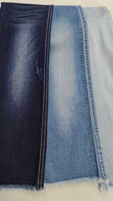 kopen Elastische Siro 7.7oz Donker indigo met volledige breedte 180cm /12+12*16/55 Denim stof JSD3284 voor heren jeans online vervaardiging